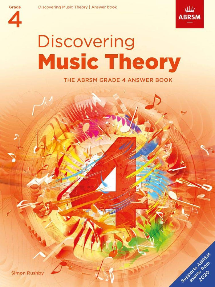 AB-86013538 - Discovering Music Theory ABRSM Grade 4 Answer Book Default title