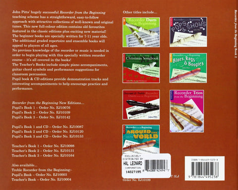 EJ10109 - Recorder From the Beginning : Pupil's Book 2 Default title