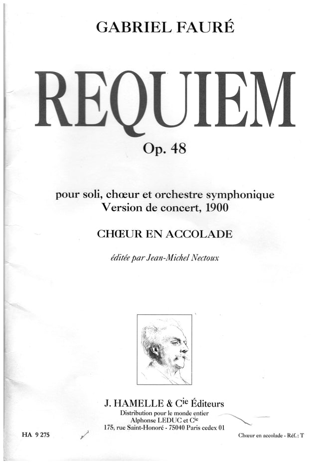 HA9275 - Faure Requiem op 48 - choral score Default title