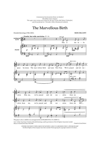OUP-3358980 - The Marvellous Birth: SA vocal score Default title