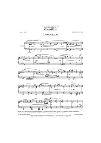 OUP-3359482 - McDowall Magnificat: Vocal score Default title