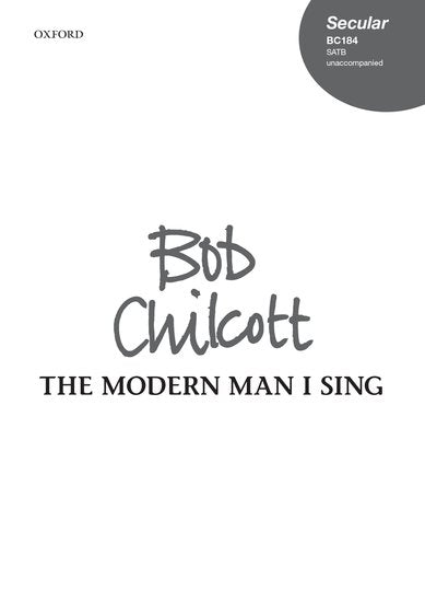 OUP-3359772 - The Modern Man I Sing: Vocal score Default title