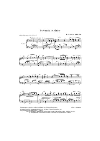 OUP-3360020 - Vaughan Williams Serenade to Music: Vocal score Default title
