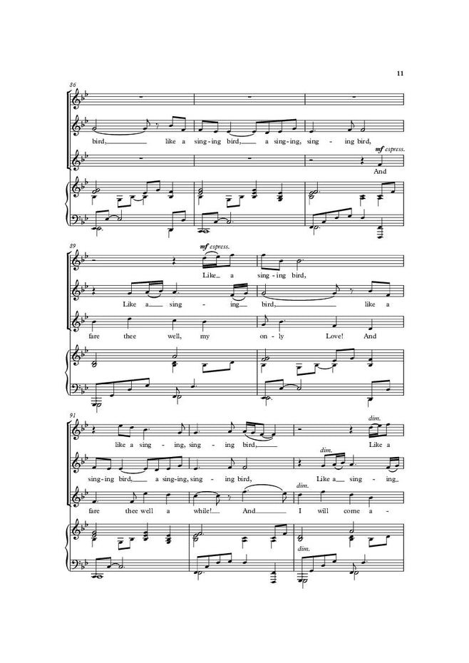 OUP-3360082 - Chilcott Like a Singing Bird: SSA vocal score Default title