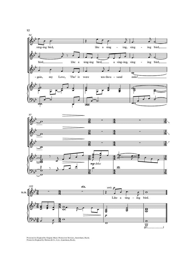 OUP-3360082 - Chilcott Like a Singing Bird: SSA vocal score Default title