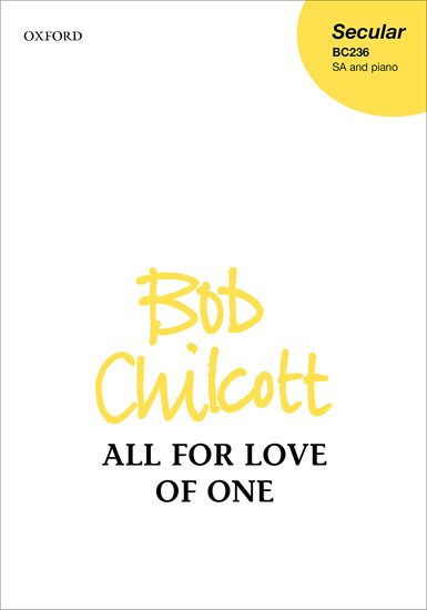 OUP-3367661 - All for Love of One: Vocal score Default title