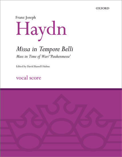 OUP-3367920 - Haydn Missa in Tempore Belli (Mass in Time of War): Vocal score Default title