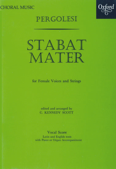 OUP-3377912 - Stabat Mater: Vocal score Default title