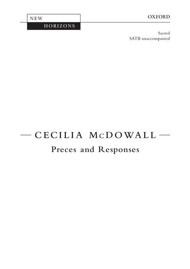 OUP-3381483 - McDowall Preces and Responses: Vocal score Default title