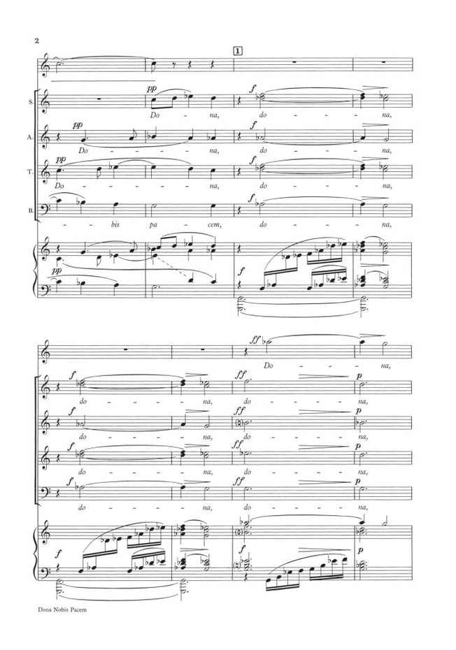 OUP-3388611 - Vaughan Williams Dona Nobis Pacem: Vocal score Default title