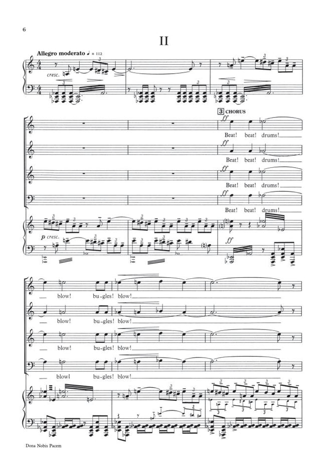 OUP-3388611 - Vaughan Williams Dona Nobis Pacem: Vocal score Default title