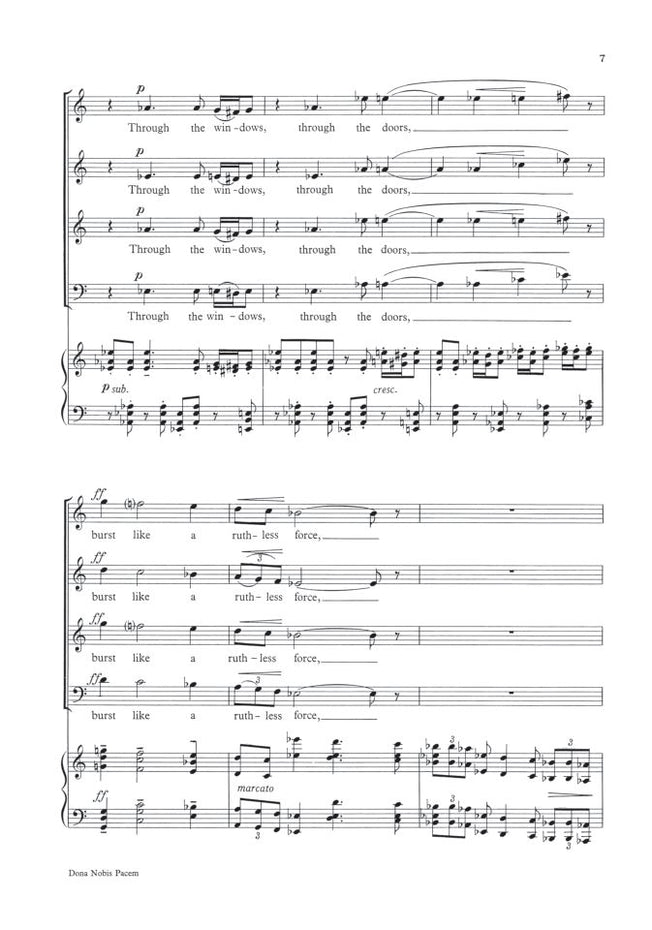 OUP-3388611 - Vaughan Williams Dona Nobis Pacem: Vocal score Default title