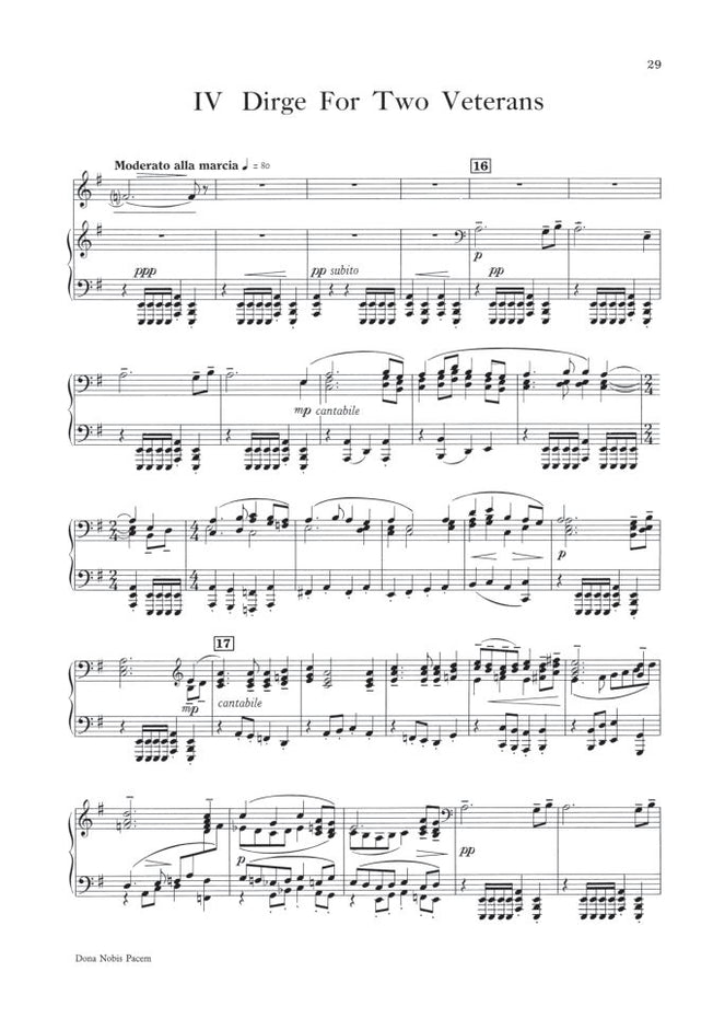 OUP-3388611 - Vaughan Williams Dona Nobis Pacem: Vocal score Default title