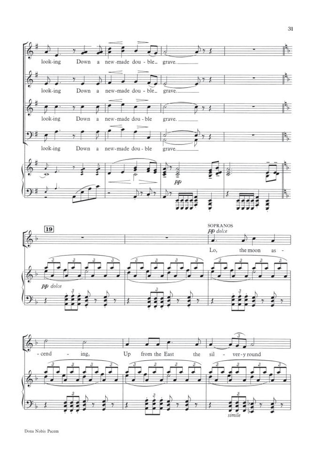 OUP-3388611 - Vaughan Williams Dona Nobis Pacem: Vocal score Default title