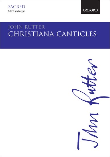 OUP-3390096 - Rutter Christiana Canticles: Vocal score Default title