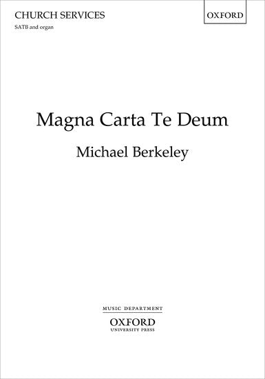 OUP-3407213 - Magna Carta Te Deum: Vocal score Default title