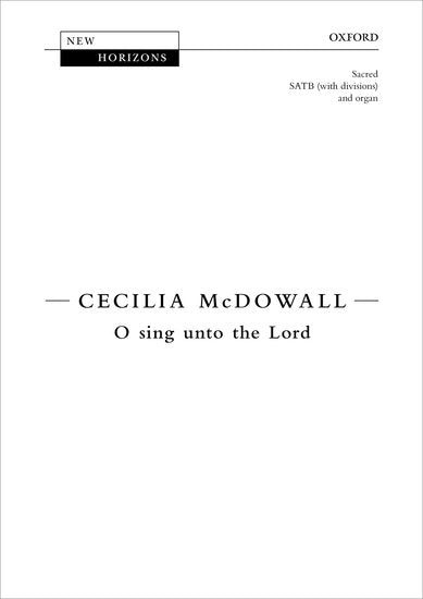 OUP-3410794 - O sing unto the Lord: Vocal score Default title