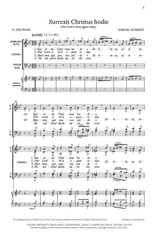 OUP-3415966 - Surrexit Christus hodie (Our Lord is risen again today): Vocal score Default title