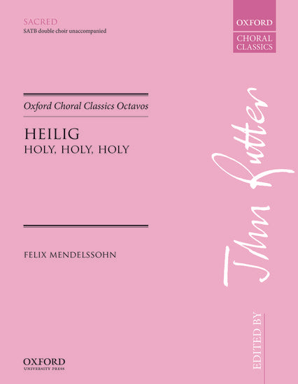 OUP-3416024 - Mendelssohn Heilig (Holy, holy, holy): Vocal score Default title