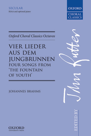 OUP-3416055 - Vier Lieder aus dem Jungbrunnen (Four Songs from The Fountain of Youth): Vocal score Default title