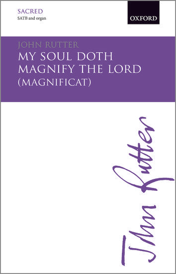 OUP-3416291 - Rutter My soul doth magnify the Lord (Magnificat): Vocal score Default title