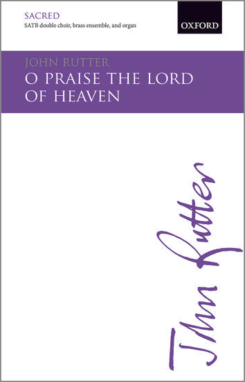 OUP-3416772 - O praise the Lord of heaven: Vocal score Default title