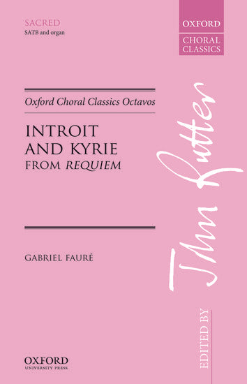 OUP-3416802 - Faure Introit and Kyrie: Vocal score Default title