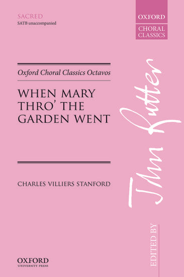 OUP-3417823 - When Mary thro' the garden went: Vocal score Default title