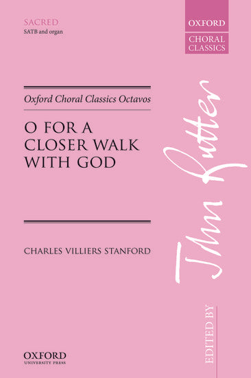 OUP-3417830 - O for a closer walk with God: Vocal score Default title