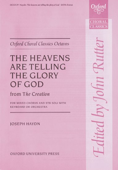 OUP-3418035 - The heavens are telling (from The Creation): Vocal score Default title