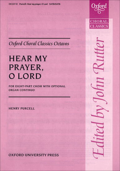 OUP-3418066 - Hear my prayer: Vocal score Default title