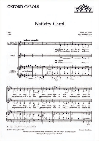 OUP-3425910 - Rutter Nativity Carol: SSA vocal score Default title