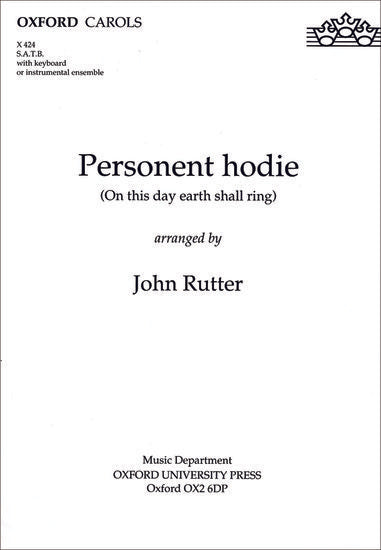 OUP-3432307 - Personent hodie: Vocal score Default title