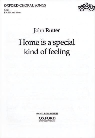 OUP-3432369 - Home is a special kind of feeling: Vocal score Default title