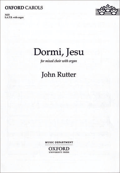 OUP-3432413 - Dormi, Jesu: Vocal score A1