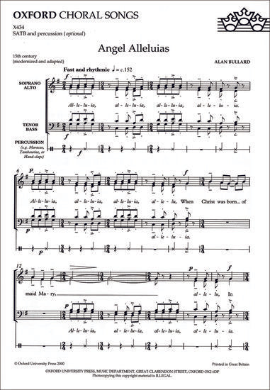 OUP-3432420 - Angel Alleluias: Vocal score Default title