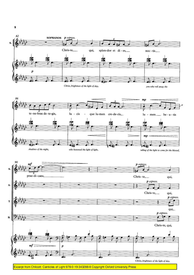 OUP-3432888 - Canticles of Light: Vocal score Default title