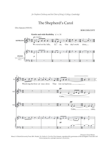 OUP-3432963 - Chilcott The Shepherd's Carol: Vocal score Default title