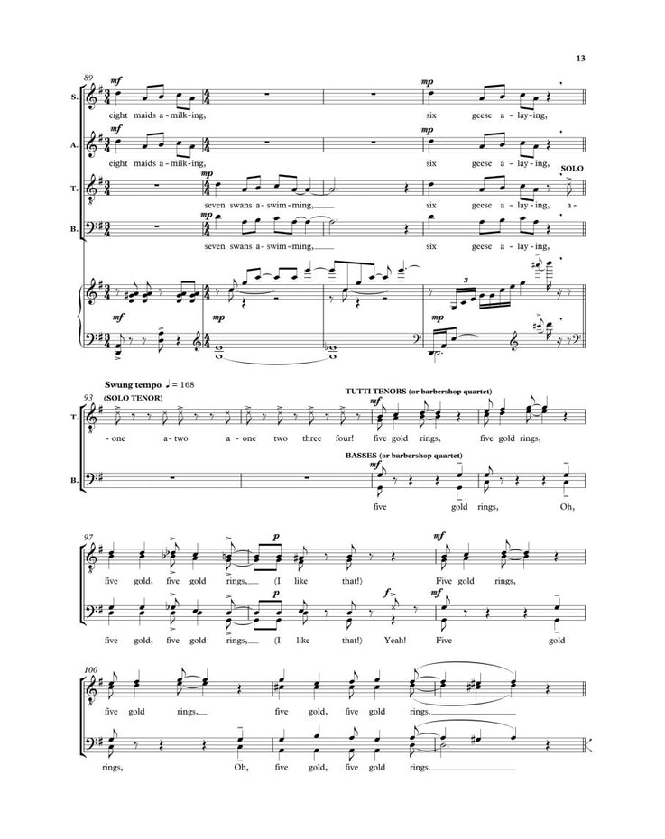 OUP-3433274 - The Twelve Days of Christmas: Vocal score Default title