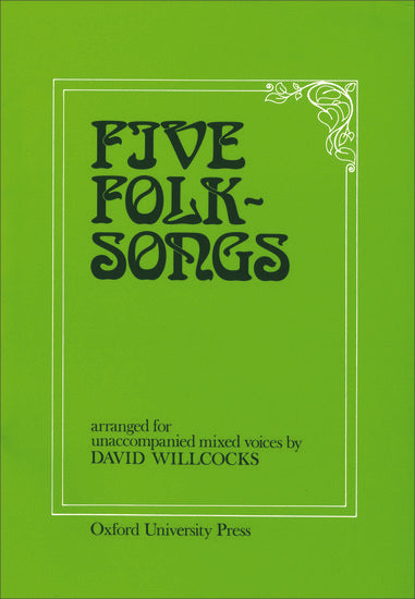 OUP-3438361 - Five Folk-Songs: Vocal score Default title