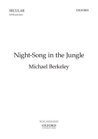 OUP-3448223 - Night song in the jungle: Vocal score Default title