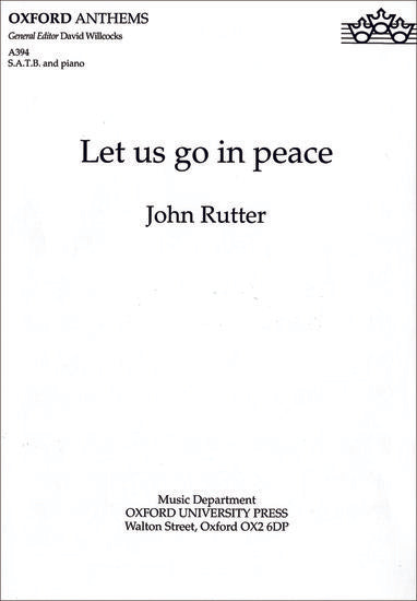 OUP-3504417 - Let us go in peace: Vocal score Default title