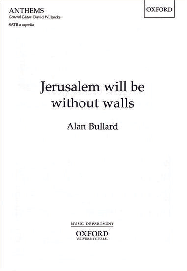 OUP-3505186 - Jerusalem will be without walls: Vocal score Default title