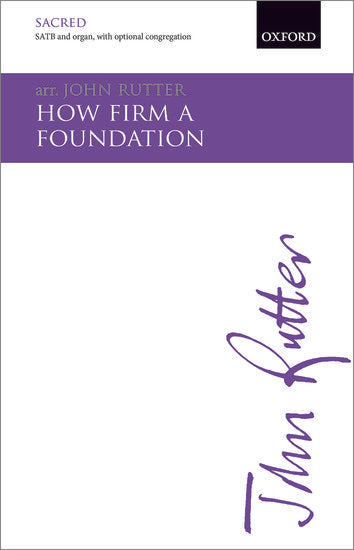 OUP-3511309 - How firm a foundation: Vocal score Default title