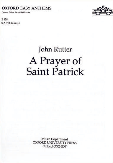 OUP-3511446 - A Prayer of Saint Patrick: Vocal score Default title