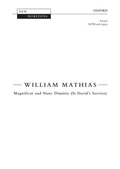 OUP-3516830 - Mathias Magnificat and Nunc Dimittis (St David's Service): Vocal score Default title