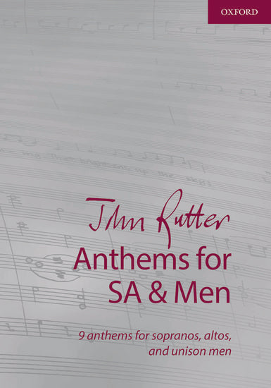 OUP-3518209 - John Rutter Anthems for SA and Men: Vocal score Default title