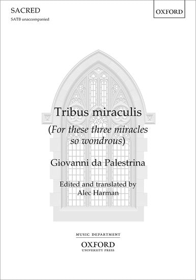 OUP-3533943 - Tribus miraculis: Vocal score Default title