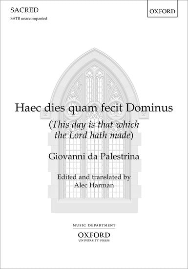OUP-3533974 - Haec dies quam fecit Dominus: Vocal score Default title