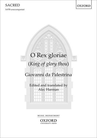 OUP-3533981 - O Rex gloriae: Vocal score Default title